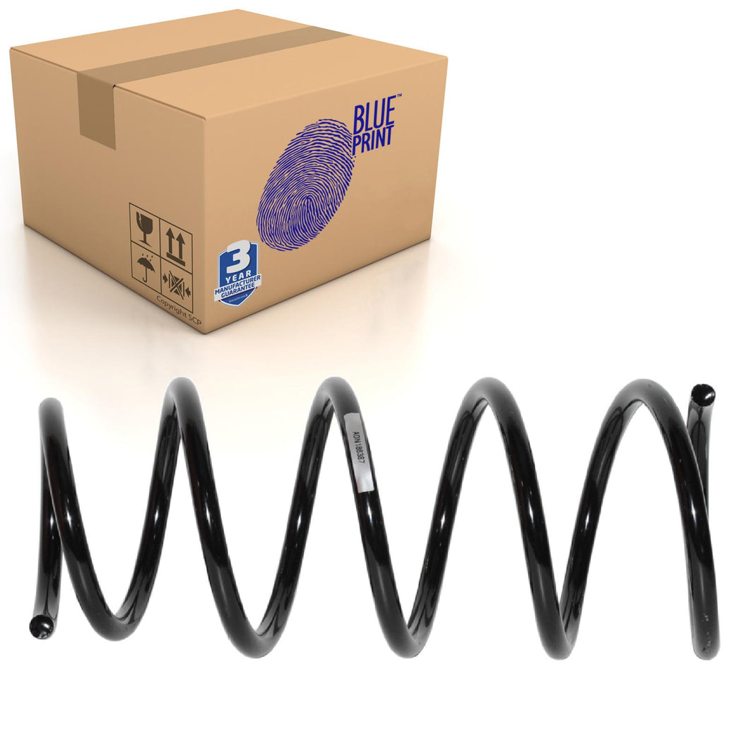 Front Coil Spring Fits Nissan Kubistar OE 5401000Q0R Blue Print ADN188387