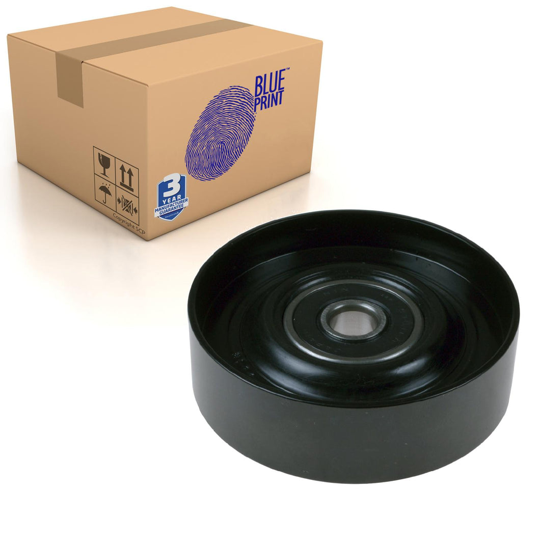 Auxiliary Belt Idler Pulley Fits Nissan Almera II Blue Print ADN196507