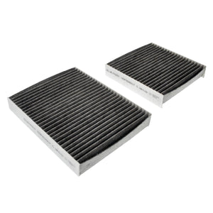 Carbon Cabin Pollen Filter X2 Fits Citroen C3 DS3 Blue Print ADP152507