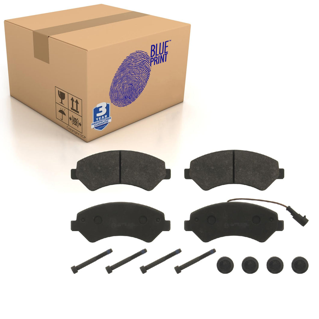 Front Brake Pads Relay Set Kit Fits Citroen 16 238 425 80 Blue Print ADP154221