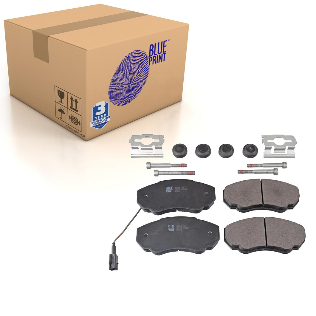 Front Brake Pads Jumper Set Kit Fits Citroen 4254.58 Blue Print ADP154222