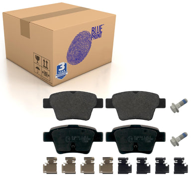 Rear Brake Pads C4 Set Kit Fits Citroen 4254.76 Blue Print ADP154226