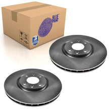 Load image into Gallery viewer, Pair of Front Brake Disc Fits Peugeot 3008 5008 Citroen C4 Blue Print ADP154308
