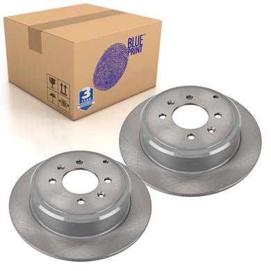 Pair of Rear Brake Disc Fits Peugeot OE 4246T6 Blue Print ADP154345