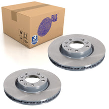 Load image into Gallery viewer, Pair of Front Brake Disc Fits Peugeot OE 9803918180 Blue Print ADP154350