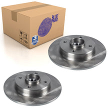 Load image into Gallery viewer, Pair of Rear Brake Disc Inc Wheel Bearing Fits Citroen Blue Print ADP154354