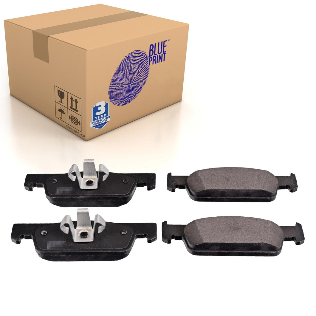 Front Brake Pads Clio Set Kit Fits Renault 41 06 025 81R Blue Print ADR164208