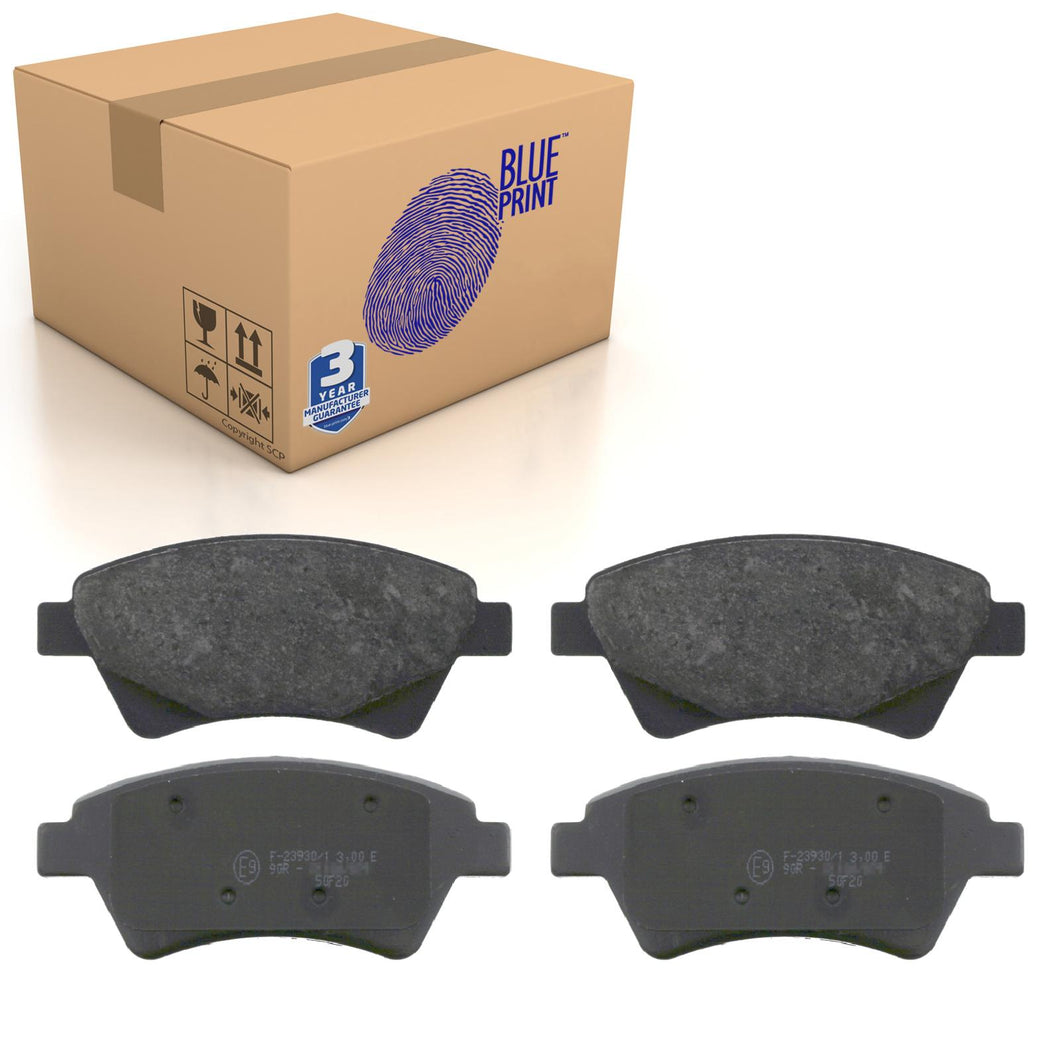 Front Brake Pads Kangoo Set Kit Fits Renault 41 06 012 41R Blue Print ADR164217