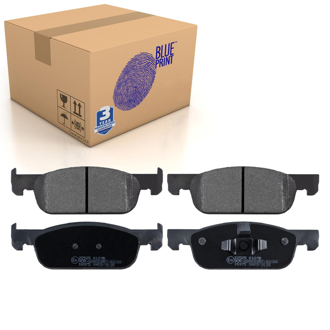 Front Brake Pads Clio Set Kit Fits Renault 41 06 055 36R Blue Print ADR164219