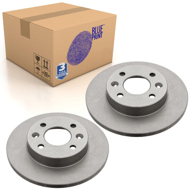 Pair of Front Brake Disc Fits Renault OE 7701204282SK Blue Print ADR164314