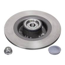 Load image into Gallery viewer, Pair of Rear Brake Disc Inc Wheel Bearing Abs Sensor Ring A Blue Print ADR164324