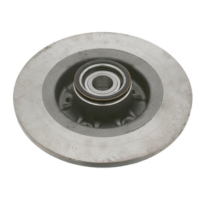 Pair of Rear Brake Disc Inc Wheel Bearing & Abs Sensor Ring Blue Print ADR164326