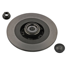 Load image into Gallery viewer, Pair of Rear Brake Disc Inc Wheel Bearing &amp; Abs Sensor Ring Blue Print ADR164327