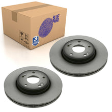 Load image into Gallery viewer, Pair of Front Brake Disc Fits Renault Laguna OE 8200007121 Blue Print ADR164333