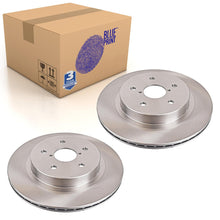 Load image into Gallery viewer, Pair of Rear Brake Disc Fits Subaru OE 26700AL010 Blue Print ADS74342