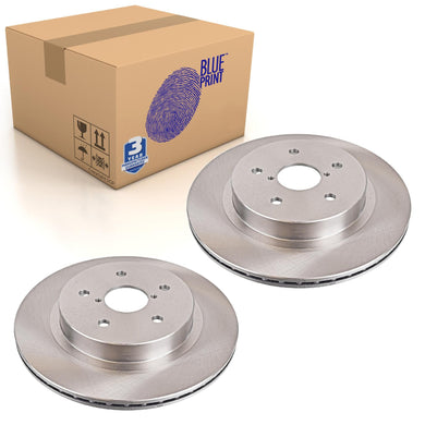 Pair of Rear Brake Disc Fits Subaru OE 26700AL010 Blue Print ADS74342