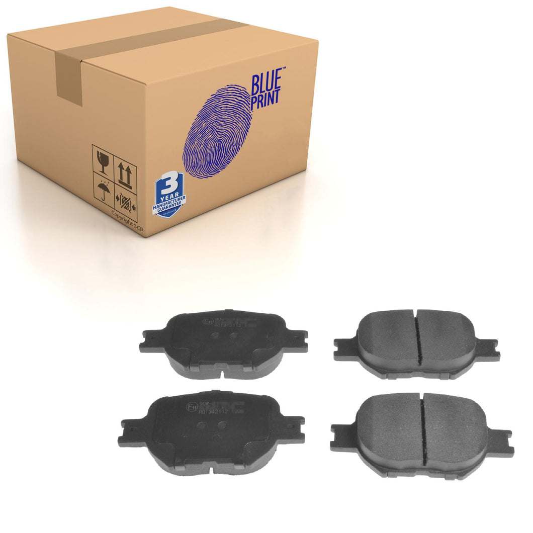 Front Brake Pads Verso Set Kit Fits Toyota 04465-2B040 Blue Print ADT342112