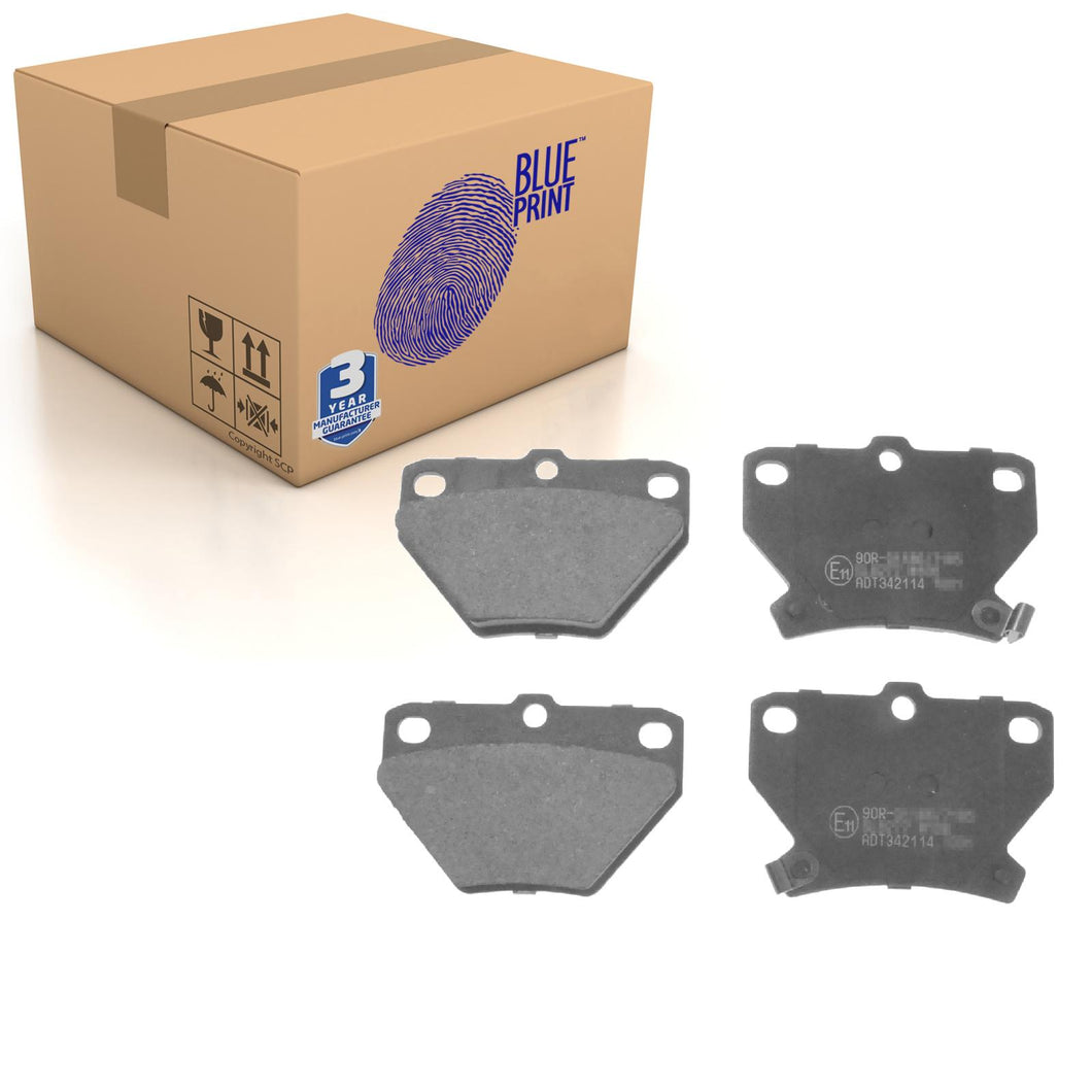 Rear Brake Pads Vitz Set Kit Fits Toyota 04466-YZZD5 Blue Print ADT342114