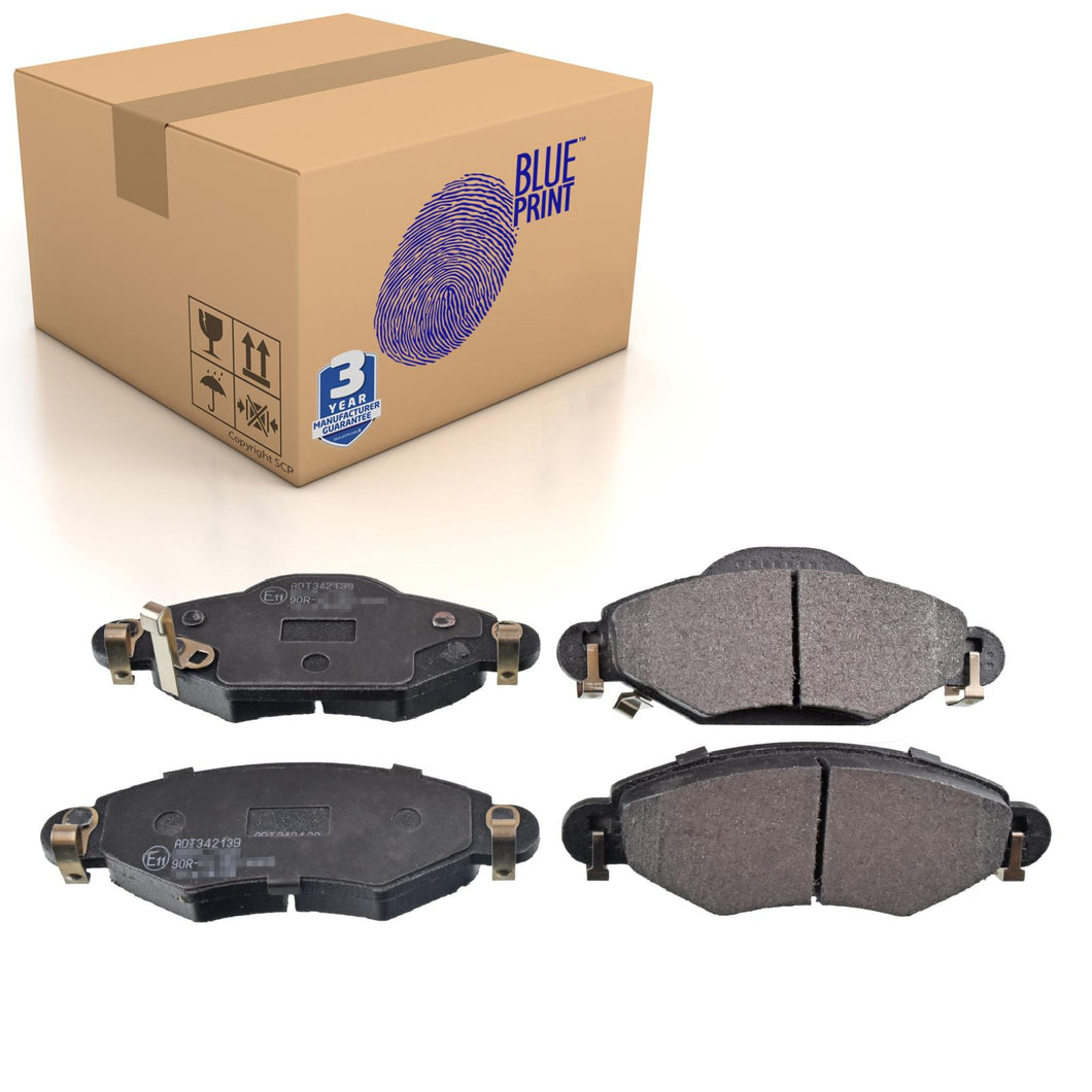 Front Brake Pads Yaris Set Kit Fits Toyota 04465-0D040 Blue Print ADT342139