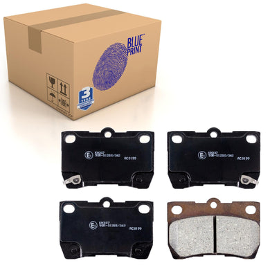 Rear Brake Pads Mark Set Kit Fits Toyota 04466-22190 Blue Print ADT342156