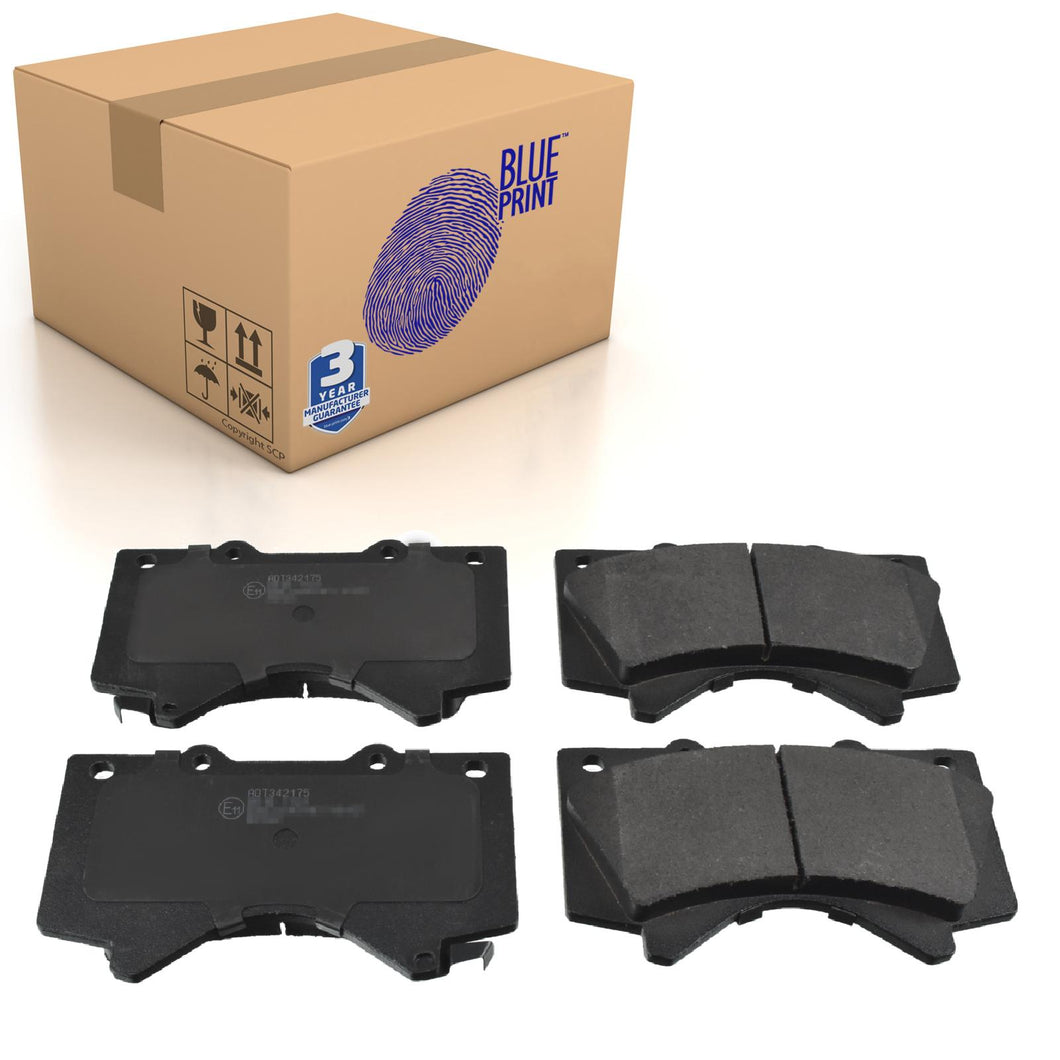 Front Brake Pads Land Cruiser Set Kit Fits Toyota Blue Print ADT342175