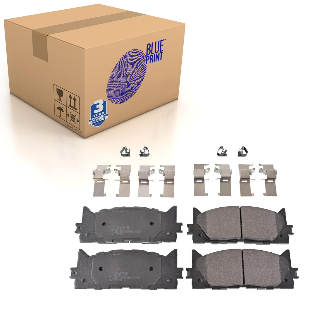 Front Brake Pads Camry Set Kit Fits Toyota 04465-33450 Blue Print ADT342189