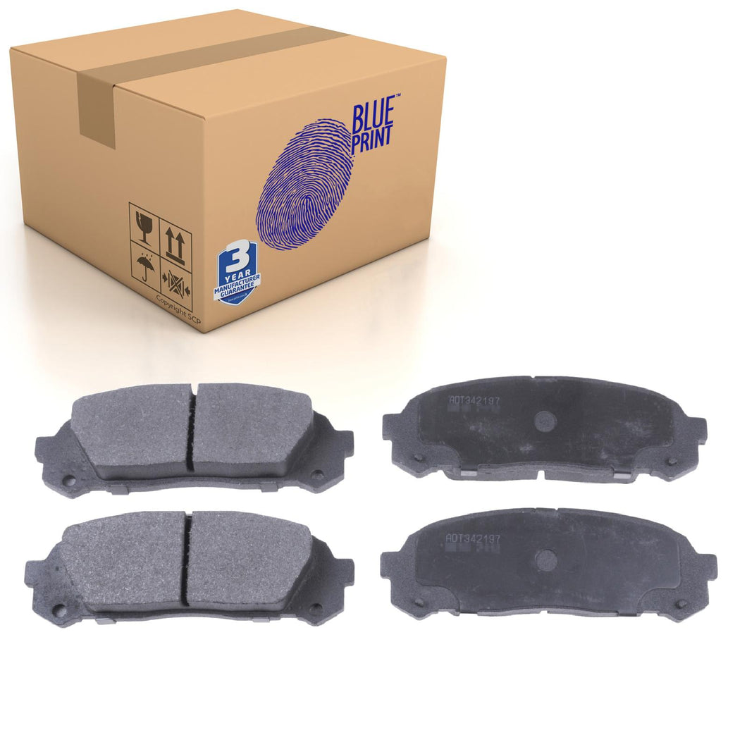 Rear Brake Pads Chaser Set Kit Fits Toyota 04466-22170 Blue Print ADT342197