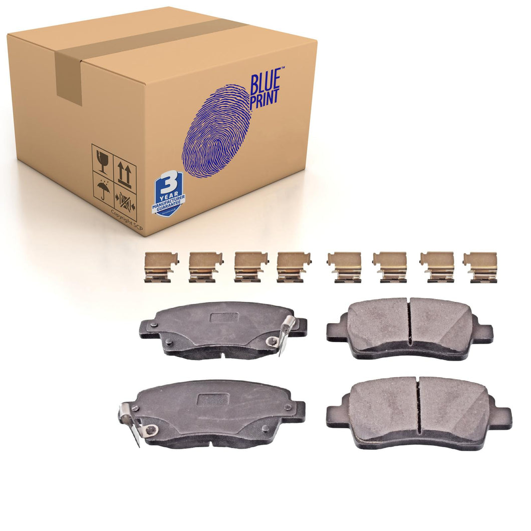 Front Brake Pads Etios Set Kit Fits Toyota 04465-02350 Blue Print ADT342224