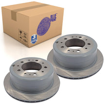 Load image into Gallery viewer, Pair of Rear Brake Disc Fits Toyota Land Cruiser Prado Lexu Blue Print ADT343119
