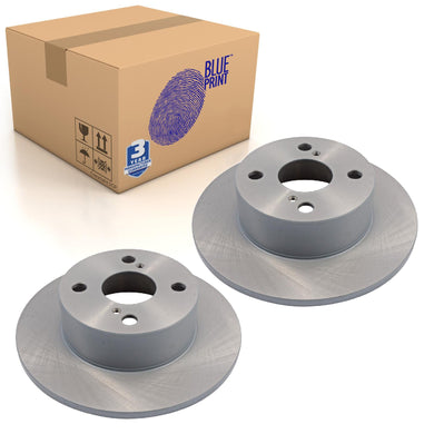 Pair of Rear Brake Disc Fits Toyota Corolla VIII Blue Print ADT343142