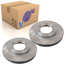 Load image into Gallery viewer, Pair of Front Brake Disc Fits Toyota Dyna OE 4351225061 Blue Print ADT343187