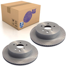 Load image into Gallery viewer, Pair of Rear Brake Disc Fits Toyota Crown Mark X Lexus GS I Blue Print ADT343203
