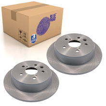 Load image into Gallery viewer, Pair of Rear Brake Disc Fits Toyota Crown Mark X Blue Print ADT343209
