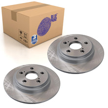 Load image into Gallery viewer, Pair of Rear Brake Disc Fits Toyota Urban Cruiser Blue Print ADT343224