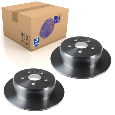 Pair of Rear Brake Disc Fits Toyota Caldina OE 4243120310 Blue Print ADT343230