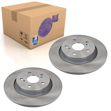 Pair of Rear Brake Disc Fits Toyota Avensis Wagon Blue Print ADT343273