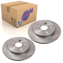 Load image into Gallery viewer, Pair of Rear Brake Disc Fits Toyota Corolla Altis Matrix Pr Blue Print ADT343277
