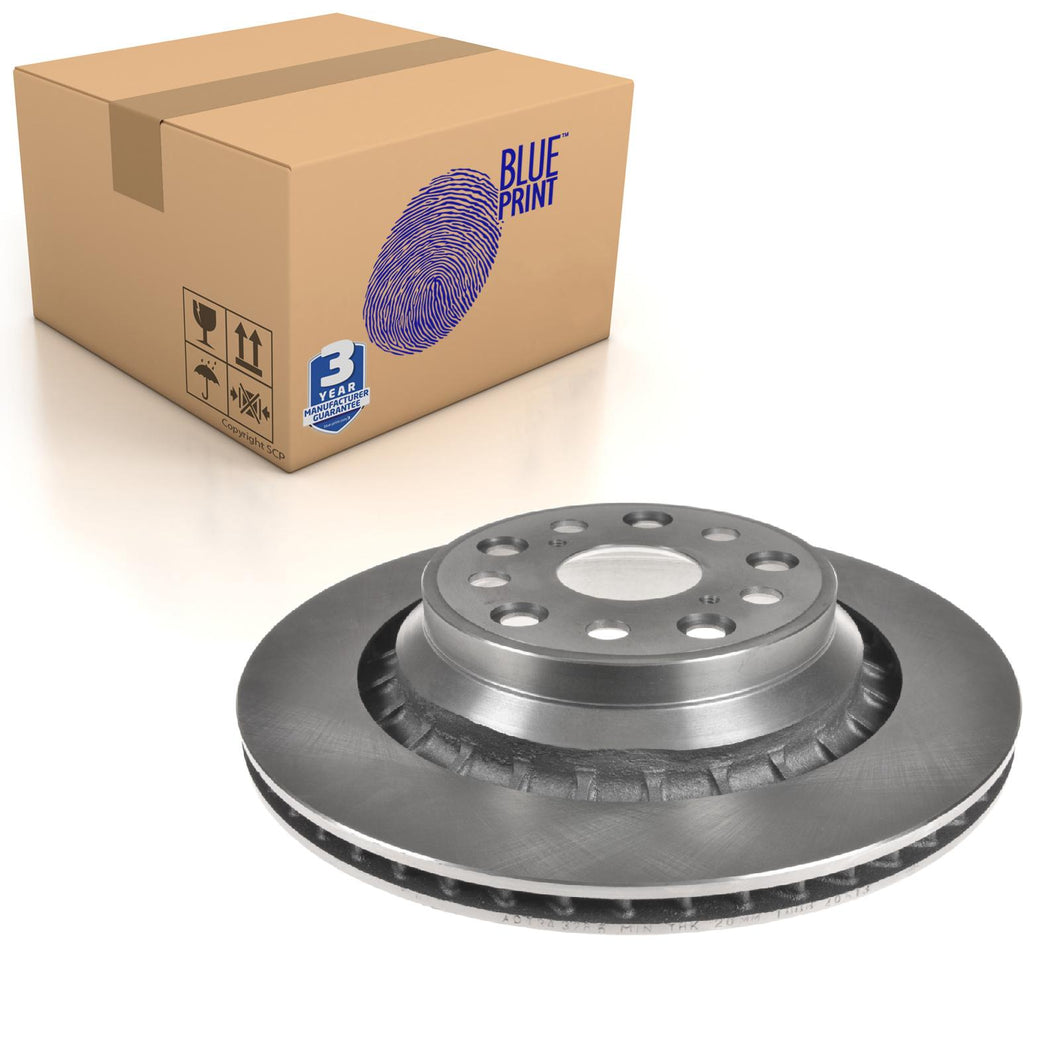 Rear Left Brake Disc Fits Toyota Lexus LS 460 Blue Print ADT343285