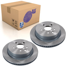 Load image into Gallery viewer, Pair of Rear Brake Disc Fits Toyota Lexus GS RC 200 300 Blue Print ADT343291