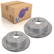 Load image into Gallery viewer, Pair of Rear Brake Disc Fits Toyota Lexus IS 250 300 Blue Print ADT343297
