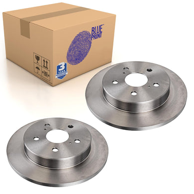 Pair of Rear Brake Disc Fits Lexus NX 200 300 Blue Print ADT343310