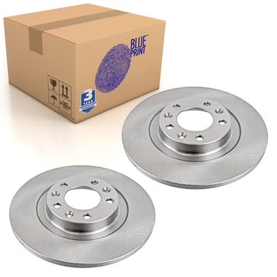 Pair of Rear Brake Disc Fits Toyota OE SU001A6145 Blue Print ADT343318