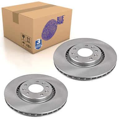 Pair of Rear Vauxhall Brake Disc Fits Vivaro OE 16 163 945 Blue Print ADT343319