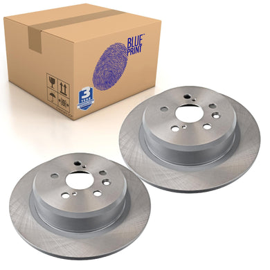 Pair of Rear Brake Disc Fits Toyota Celica OE 4243120150 Blue Print ADT34354