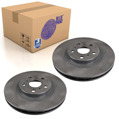 Pair of Front Brake Disc Fits Toyota Celica OE 4351220390 Blue Print ADT34362