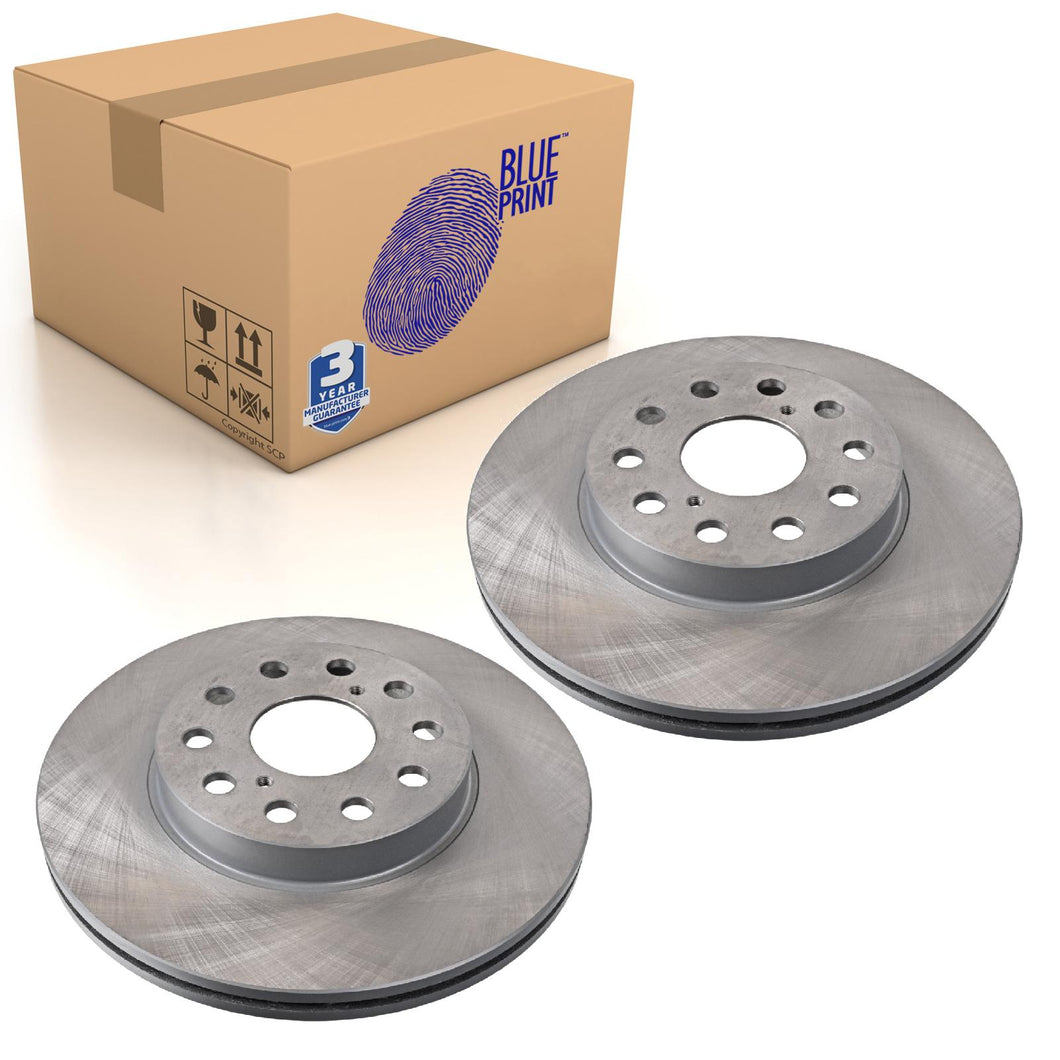 Pair of Rear Brake Disc Fits Toyota MR2 OE 4243117060 Blue Print ADT34367