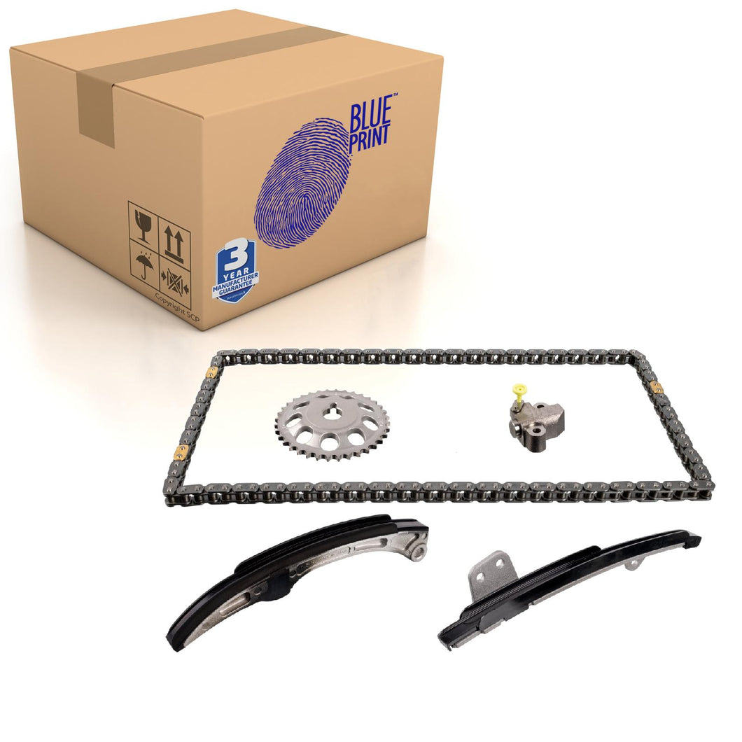 Camshaft Timing Chain Kit Fits Toyota Yaris Vitz 1350621030 Blue Print ADT37355