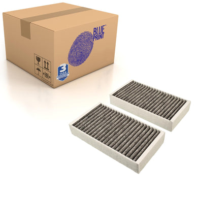 Carbon Cabin Pollen Filter X2 Fits Mercedes Benz GL 320 Blu Blue Print ADU172514