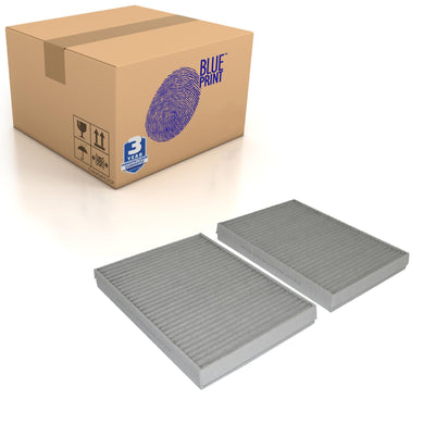Carbon Cabin Pollen Filter X2 Fits Mercedes Benz CL 500 4Ma Blue Print ADU172515