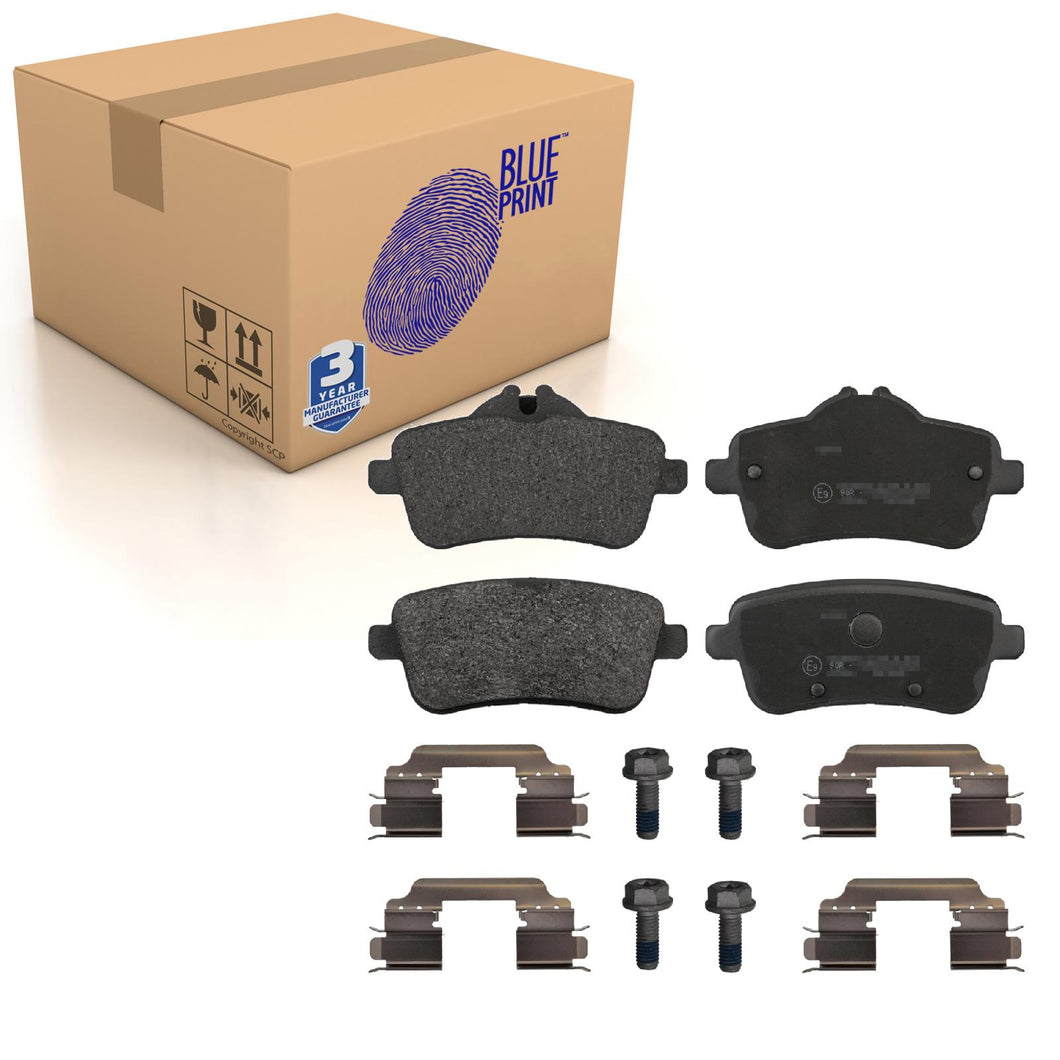 Rear Brake Pads GL Set Kit Fits Mercedes 006 420 33 20 Blue Print ADU174216